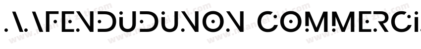 AaFenduduNon CommercialUse字体转换